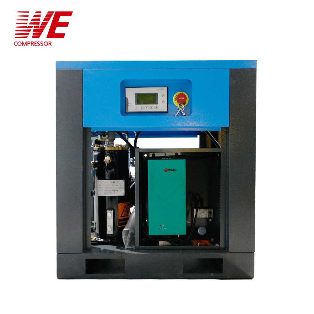 7.5KW 10HP 220V/50HZ Single Phase VSD screw air compressor